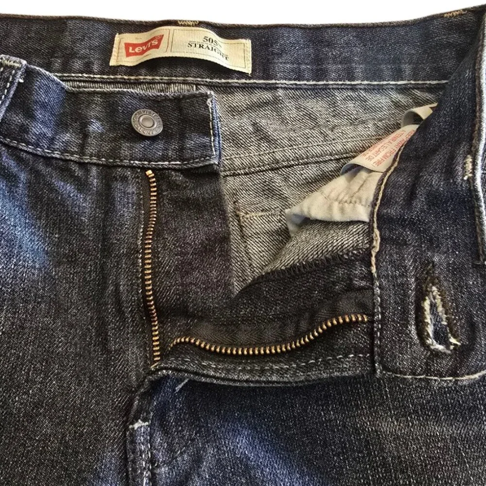 LEVI's Boy's 505 Straight Leg Denim Jeans sz 16